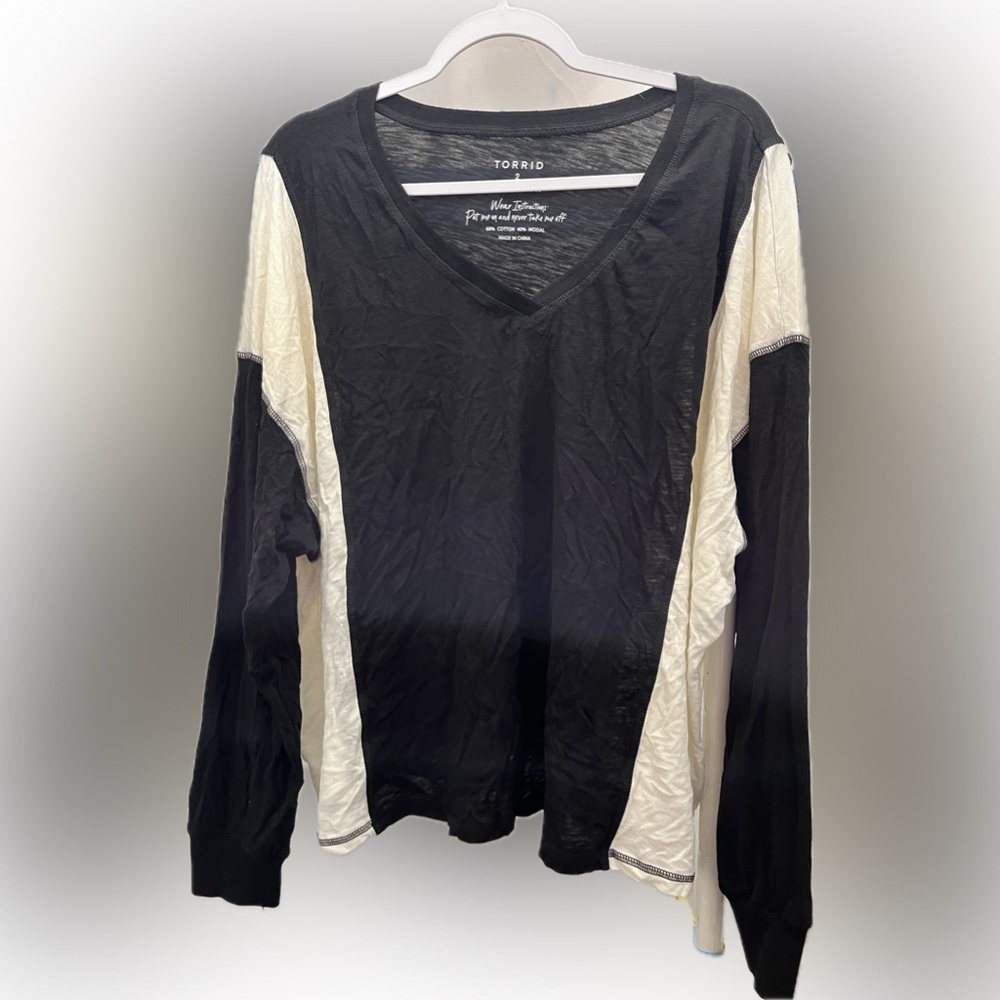 Torrid Long Sleeve Color block